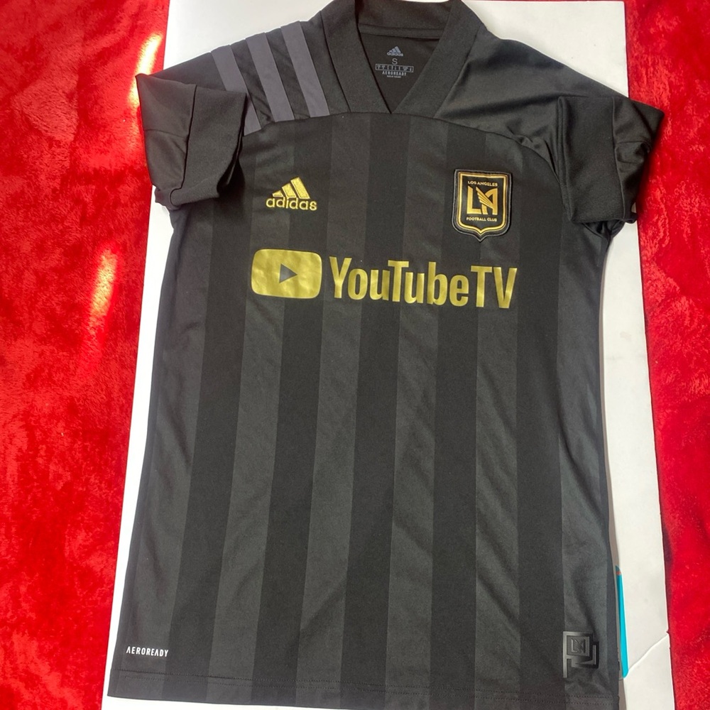 Adidas Black and Gold LAFC Jersey
